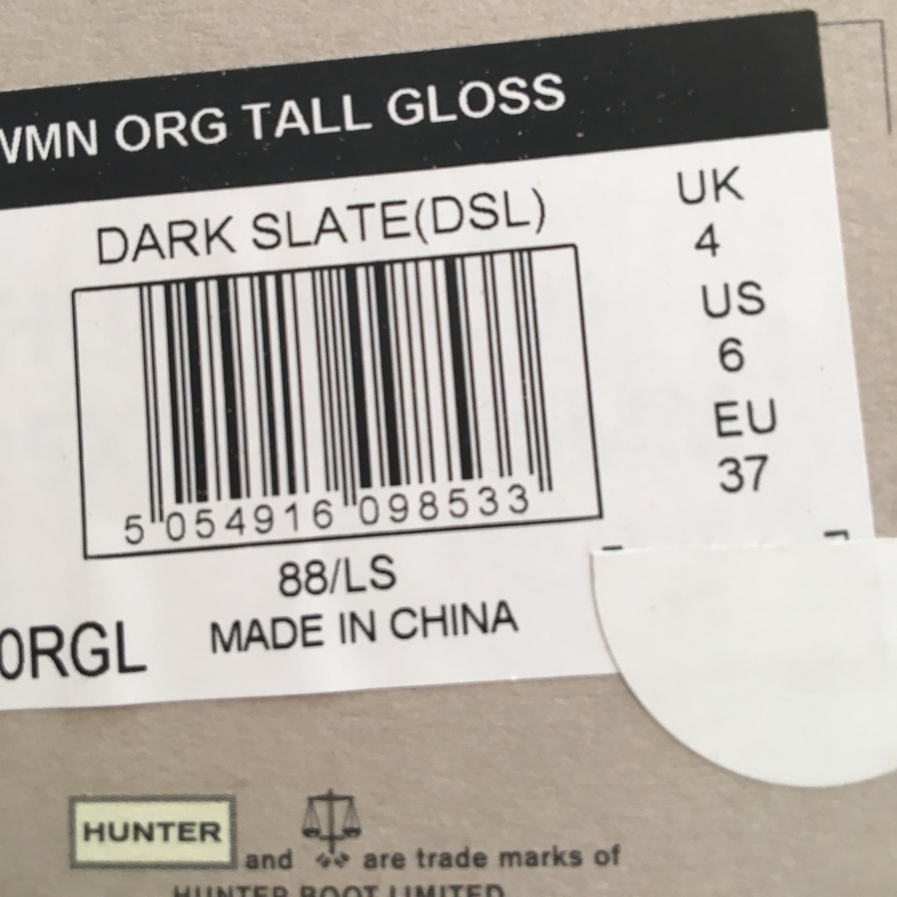 NIB🔥HUNTER Women's Original Tall Boots Size 6 - Picture 16 of 16